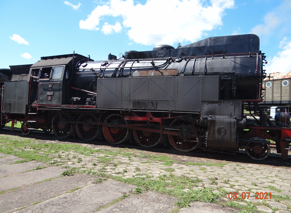 OKz32-2 steam locomotive. 2021. Photo by Karol Placha Hetman