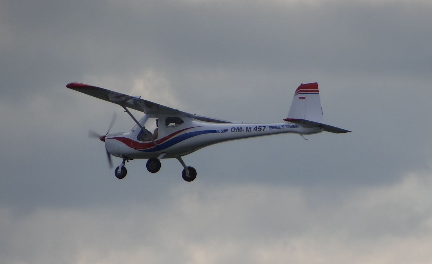 ULS 3Xtrim 550 rejestracja OM-M457. Mazury Air Show 2018. Zdjęcie Karol Placha Hetman