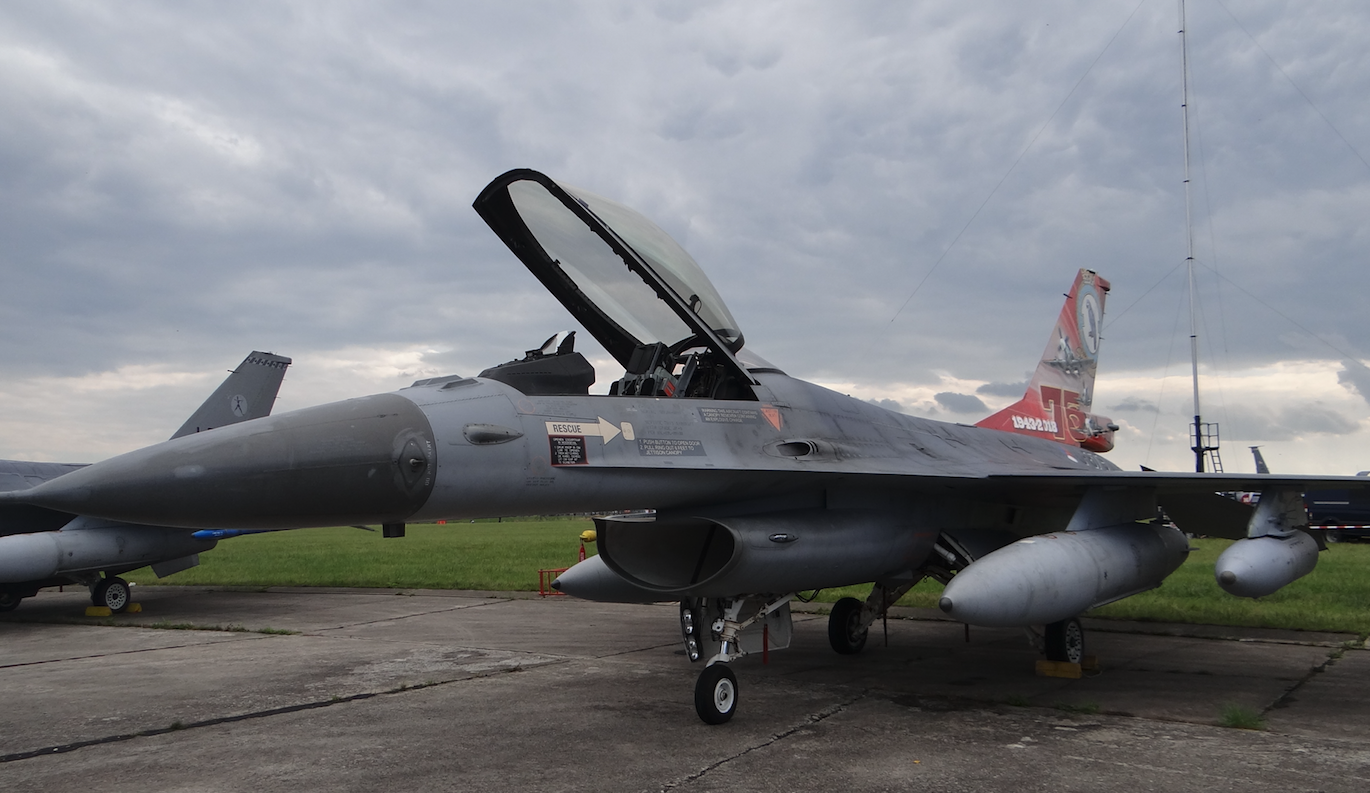 F-16 MLU nb J-879, Holandia. 2018 rok. Zdjęcie Karol Placha Hetman