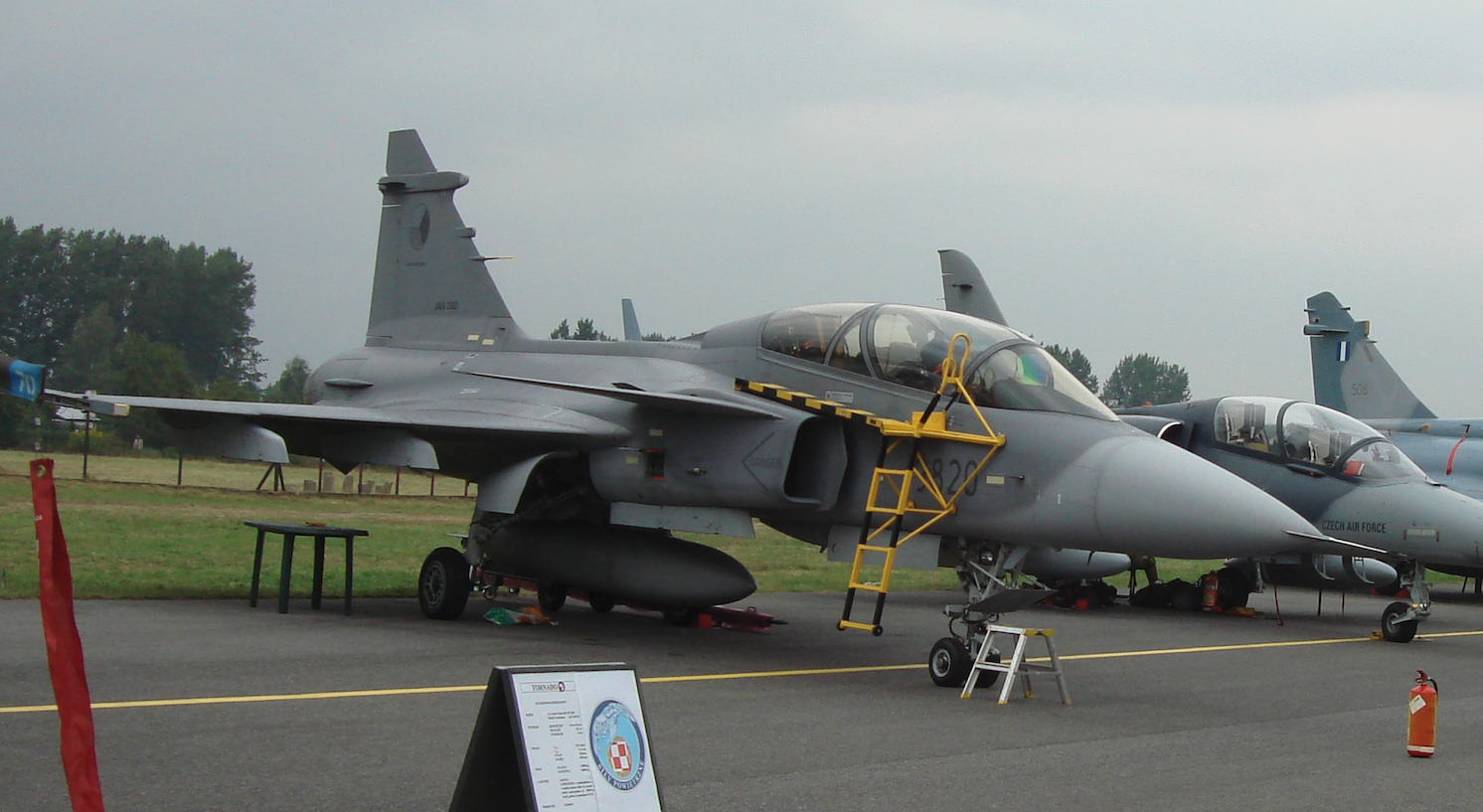 Gripen 39 D nb 9820. Czech Republic. 2009 year. Photo by Karol Placha Hetman