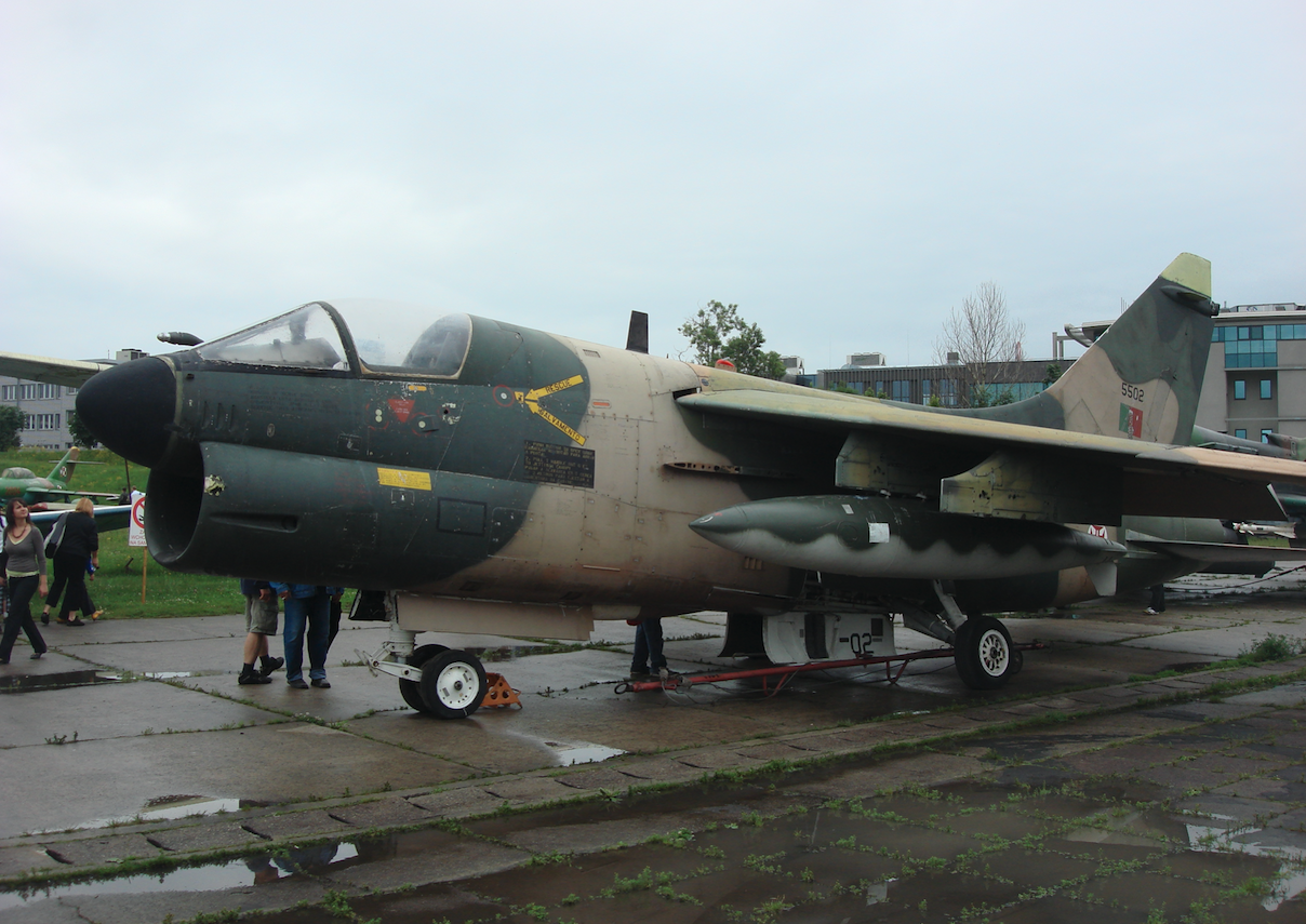 Vought A-7 P Corsair II nb 5502. 2009 rok. Zdjęcie Karol Placha Hetman