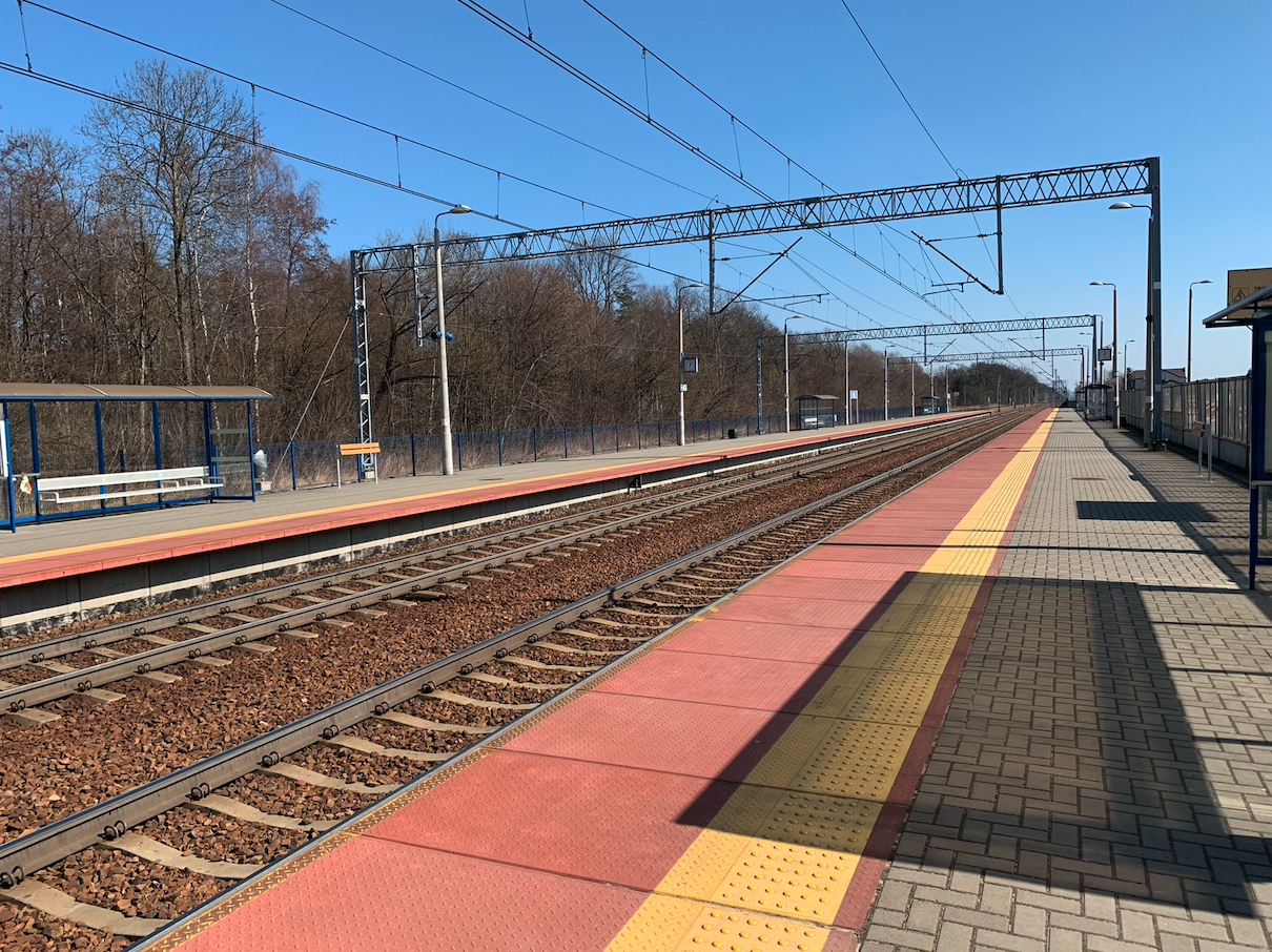 Railway station Kłaj. 2022. Photo by Karol Placha Hetman