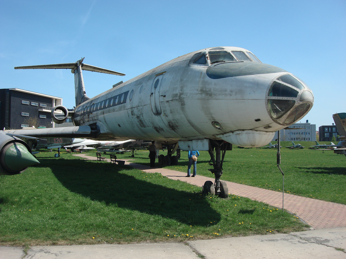 Tu-134 A SP-LHB w Muzeum Lotnictwa Polskiego w Krakowie. 2009 rok. Zdjęcie Karol Placha Hetman