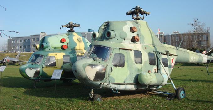 Mi-2 w MLP Czyżyny 2009r. Zdjęcie Karol Placha Hetman