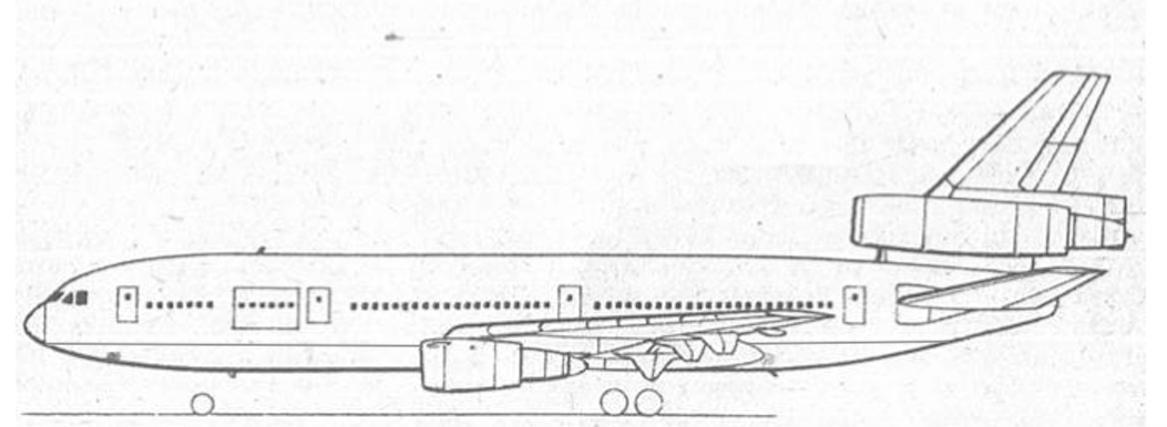 McDonnell Douglas DC-10. 1977 rok. Praca Karol Placha Hetman