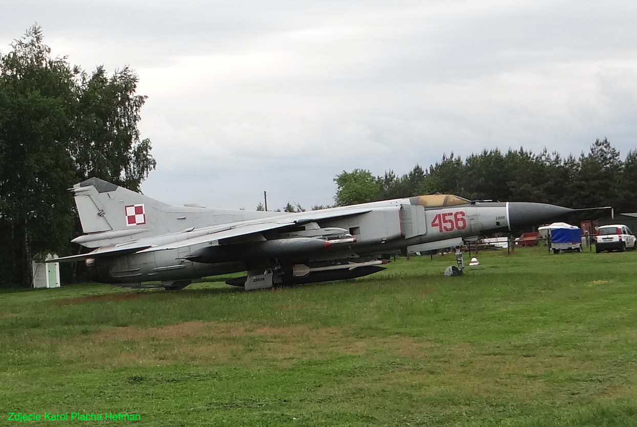 MiG-23 MF nb 456. 2021 rok. Zdjęcie Karol Placha Hetman