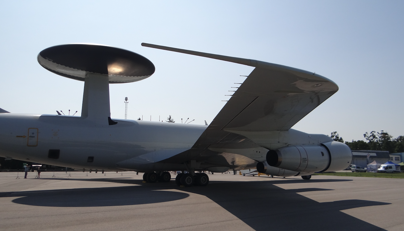 Boeing E-3A Sentry nb LX-N 90 459. Dęblin 2018 rok. Zdjęcie Karol Placha Hetman