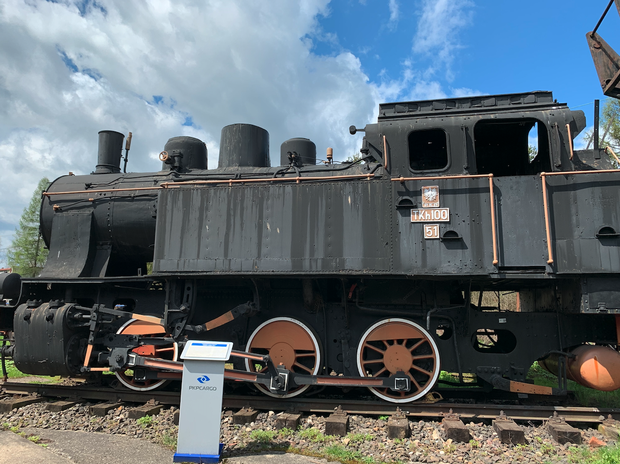 TKh100-51 steam locomotive in Chabówka. 2021. Photo by Karol Placha Hetman