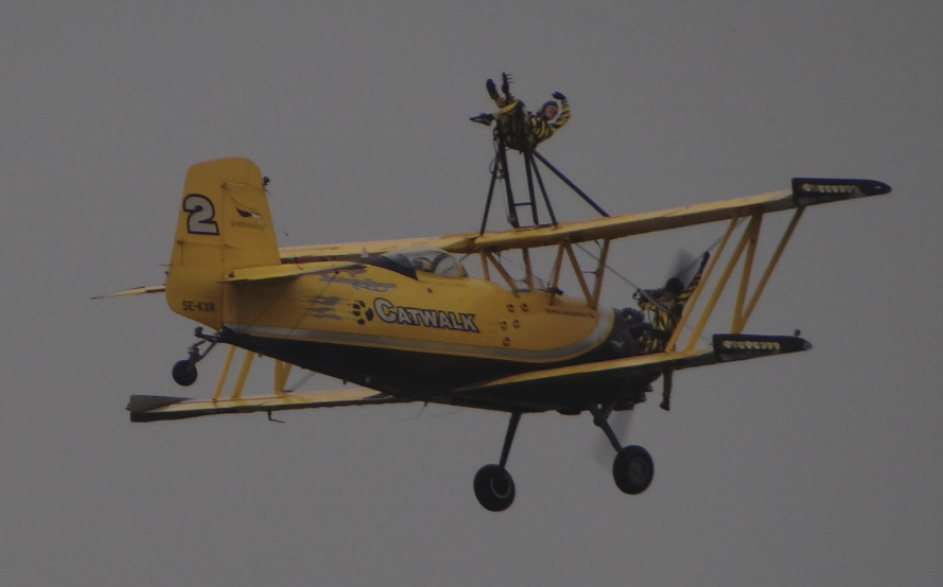 Grumman G-164 Ag-Cat – Wingwalking. 2016 rok. Zdjęcie Karol Placha Hetman