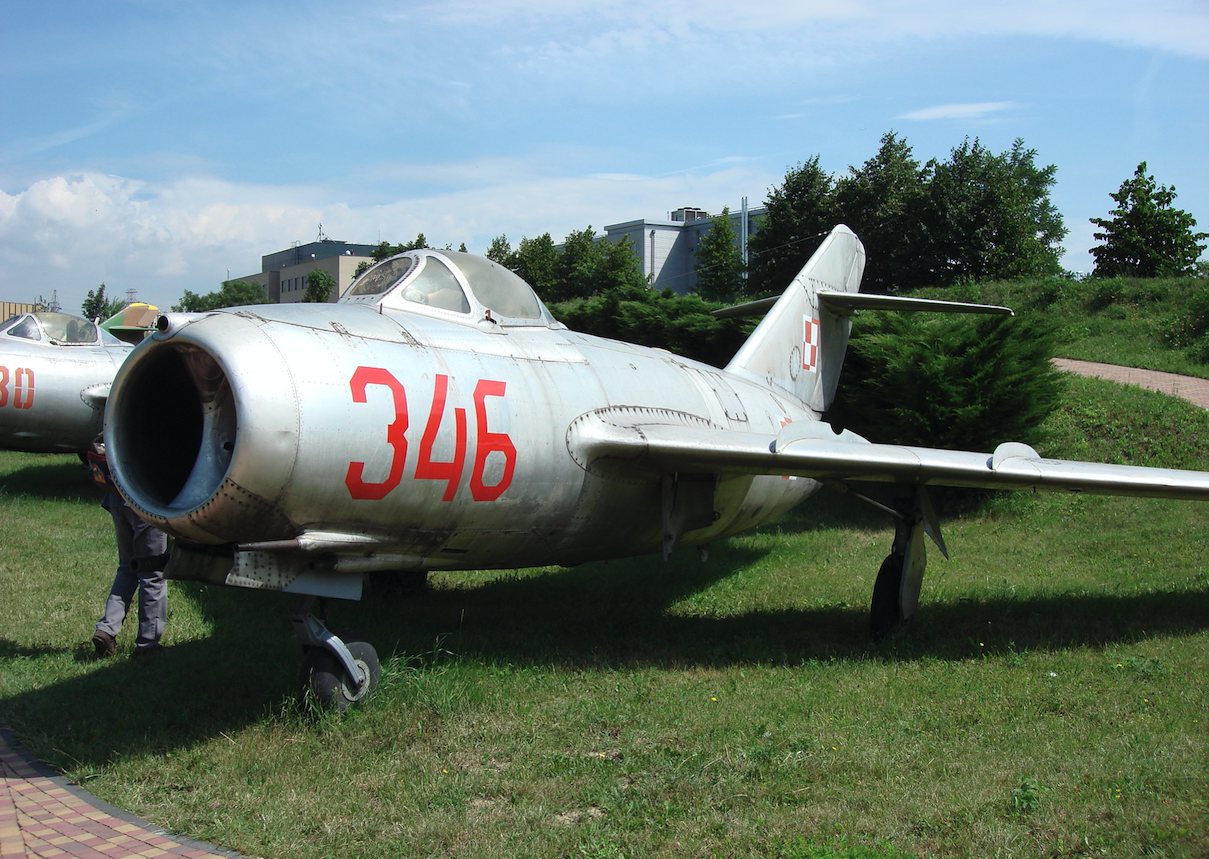 MiG-15 nb 346. 2007 rok. Zdęcie Karol Placha Hetman