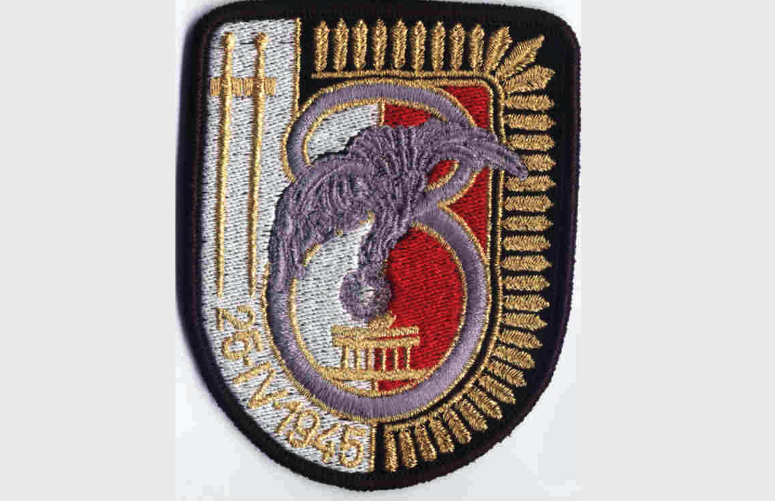 The emblem of the 8th Fighter-Bomber Regiment in Mirosławiec.