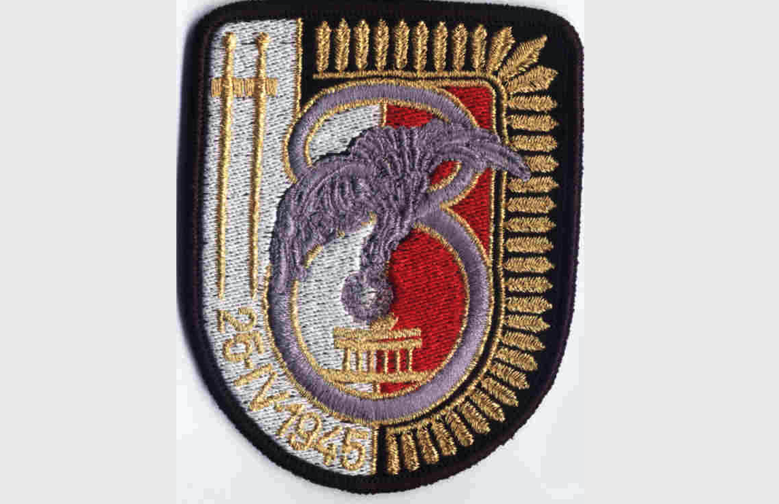 The emblem of the 8th Fighter-Bomber Regiment in Mirosławiec