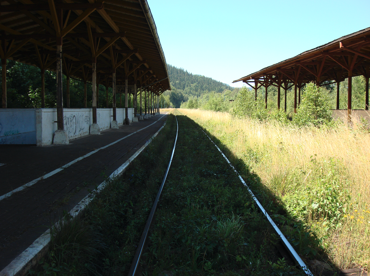 Jedlina Zdrój railway station. 2007 year. Photo by Karol Placha Hetman