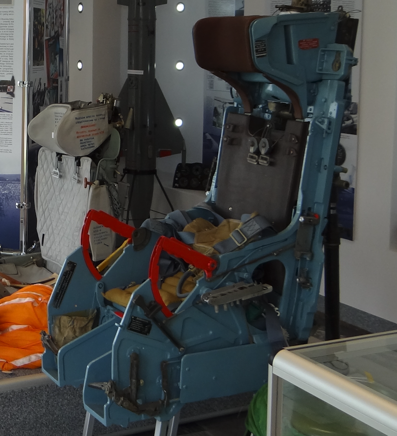 KS-2 ejection seat used in the Su-7 B plane. 2012. Photo by Karol Placha Hetman