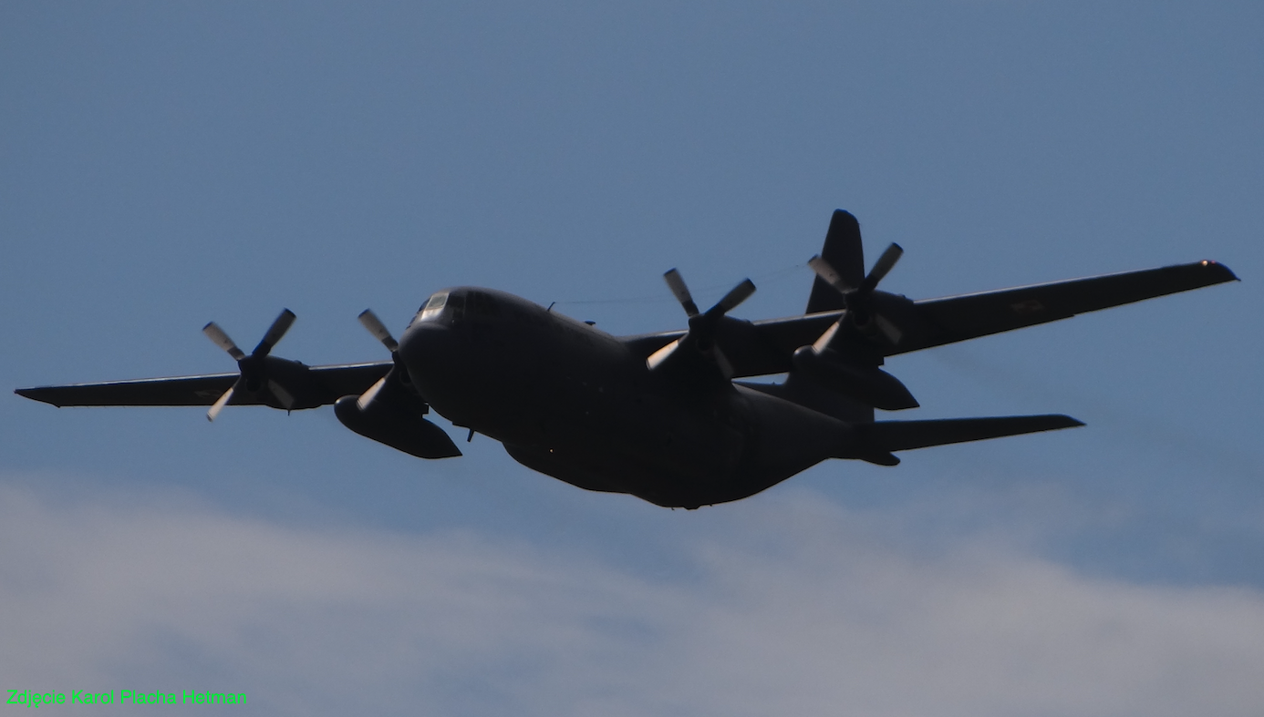 C-130 Hercules. 2018 year. Photo by Karol Placha Hetman