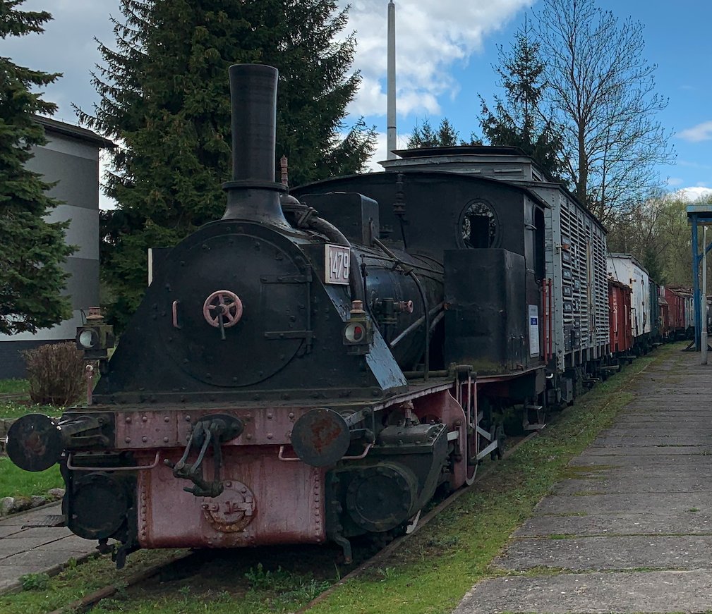 TKb1-1479 steam locomotive in the Chabówka Open-Air Museum. 2021. Photo by Karol Placha Hetman