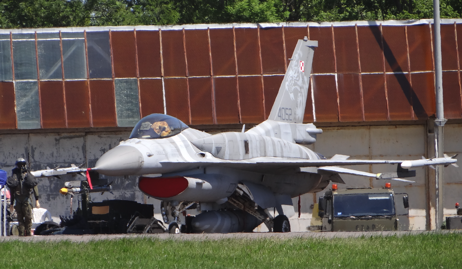 F-16 Jastrząb nb 4052. Ławica 2018 rok. Zdjęcie Karol Placha Hetman