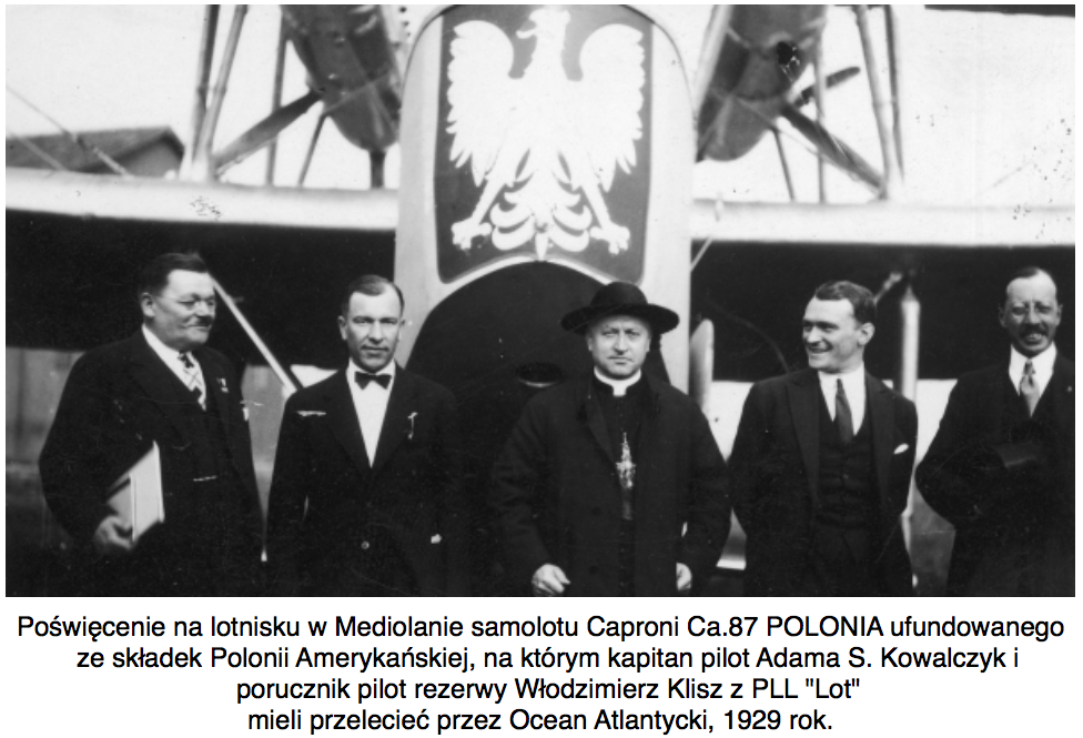 The Polonia plane. 1929 year. Picture of LAC