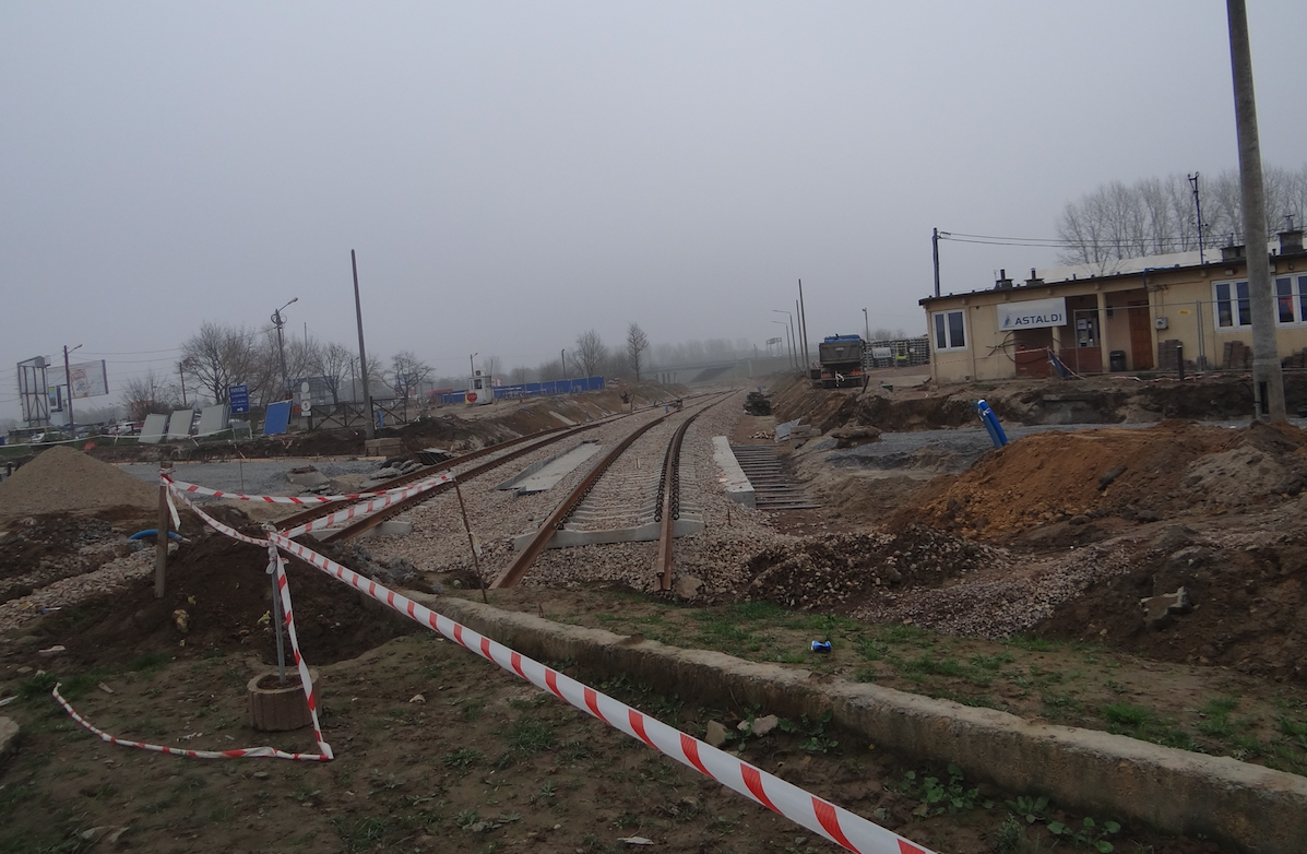 Construction of new tracks. 2014 year. Photo by Karol Placha Hetman