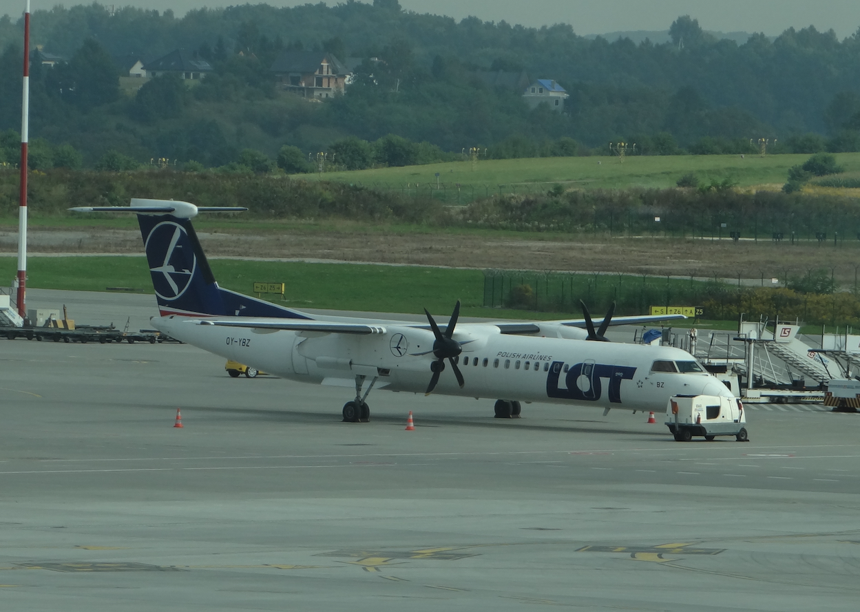 Bombardier DHC-8-400 OY-YBZ. 2021. Photo by Karol Placha Hetman