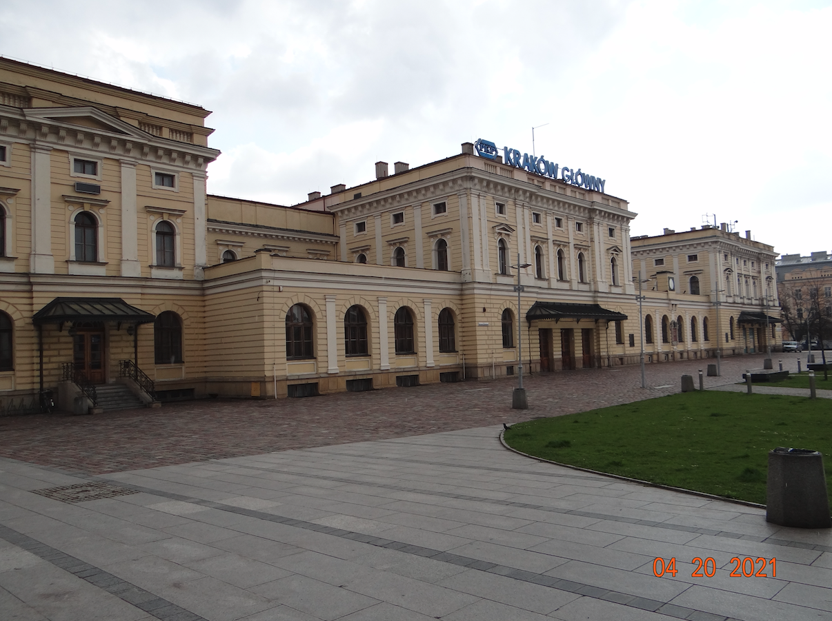 PKP Kraków Główny Railway station. 2021 year. Photo by Karol Placha Hetman