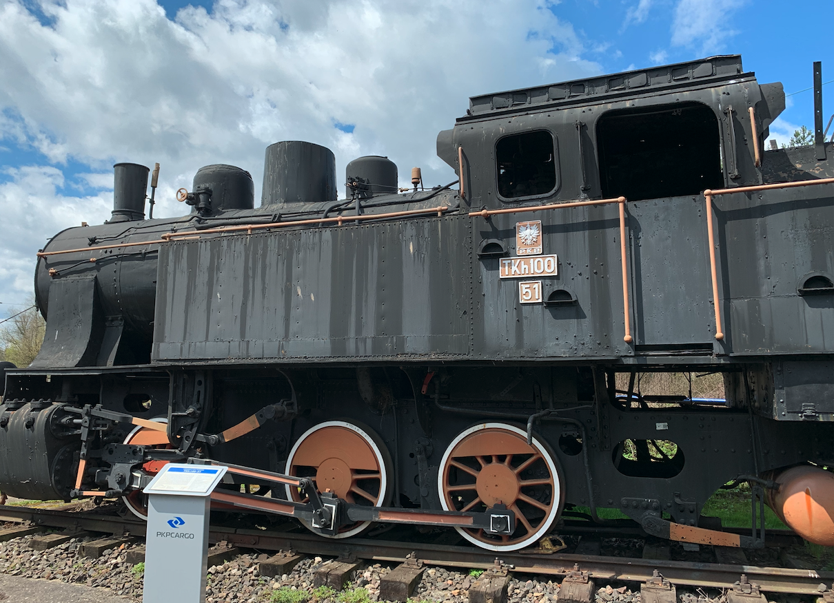 Steam locomotive TKh100-51. 2021. Photo by Karol Placha Hetman