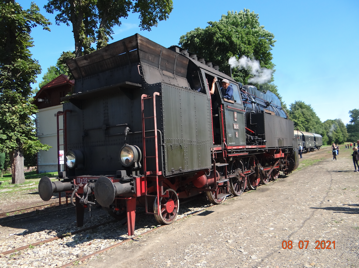 OKz32-2 steam locomotive. 2021. Photo by Karol Placha Hetman