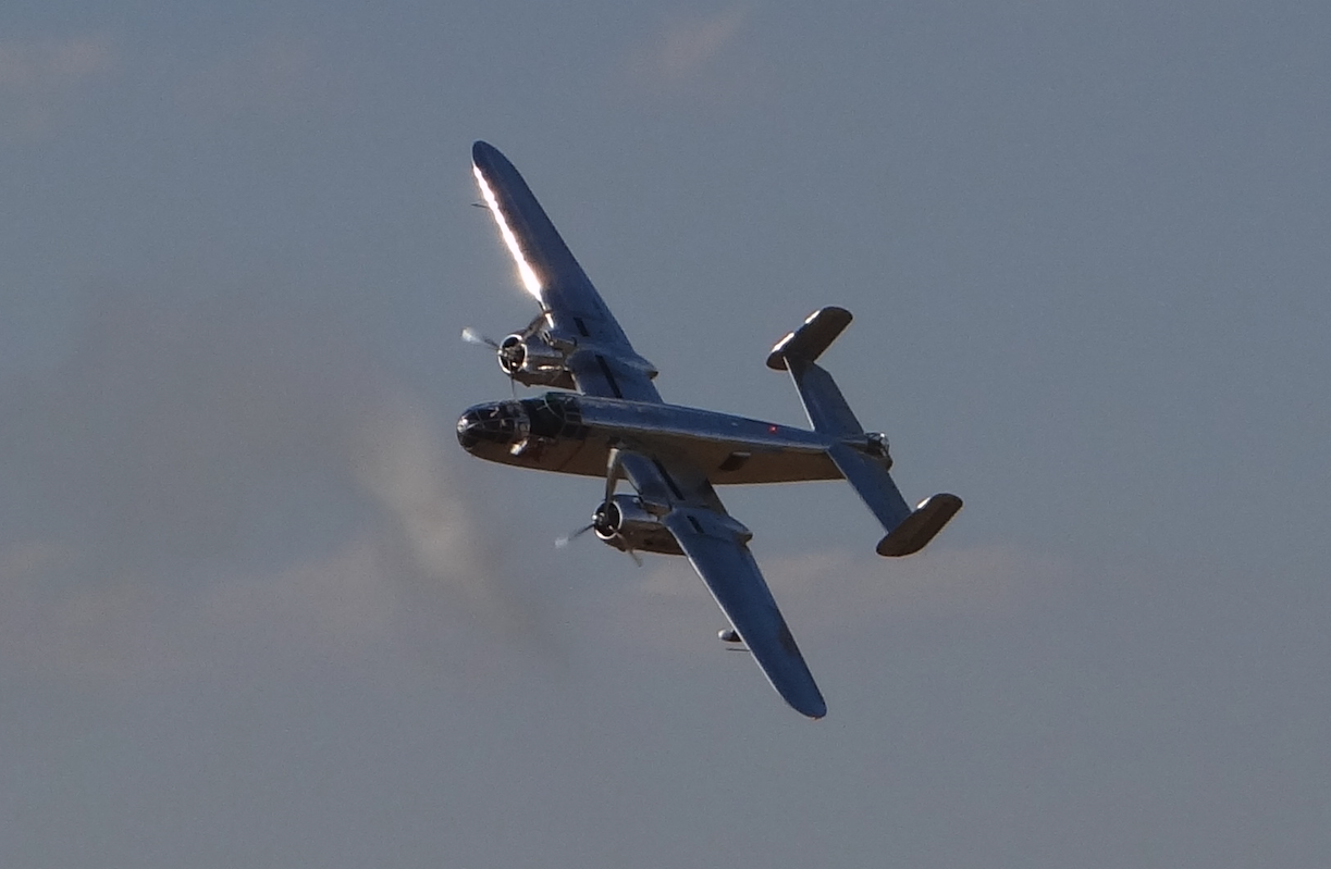 North American B-25 Mitchell. Leszno 2021 rok. Zdjęcie Karol Placha Hetman