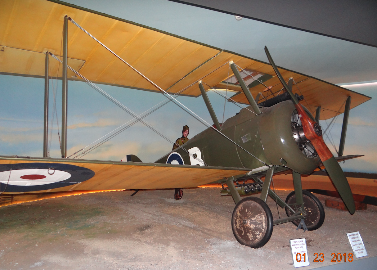 Sopwith F.1 Camel. Muzeum Lotnictwa Polskiego. 2018 rok. Zdjęcie Karol Placha Hetman