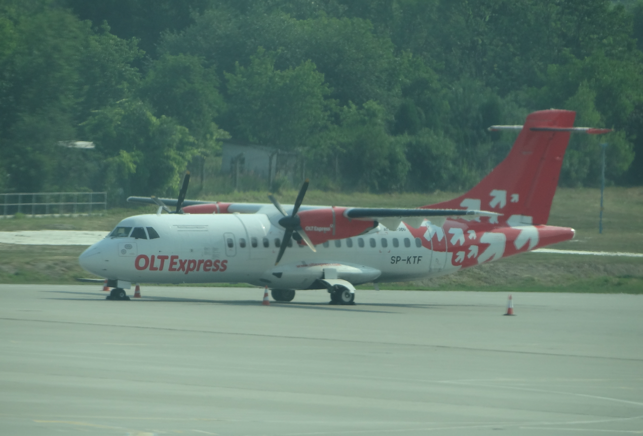 ATR-42 SP-KFT OLT Express. 2012 rok. Zdjęcie Karol Placha Hetman