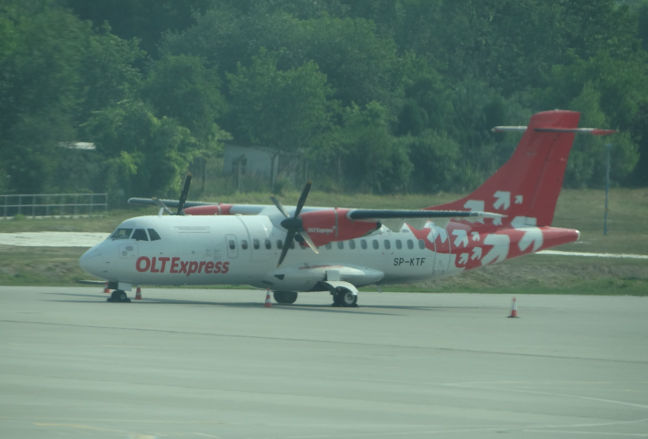 ATR-42 SP-KFT OLT Express. 2012 year. Photo by Karol Placha Hetman