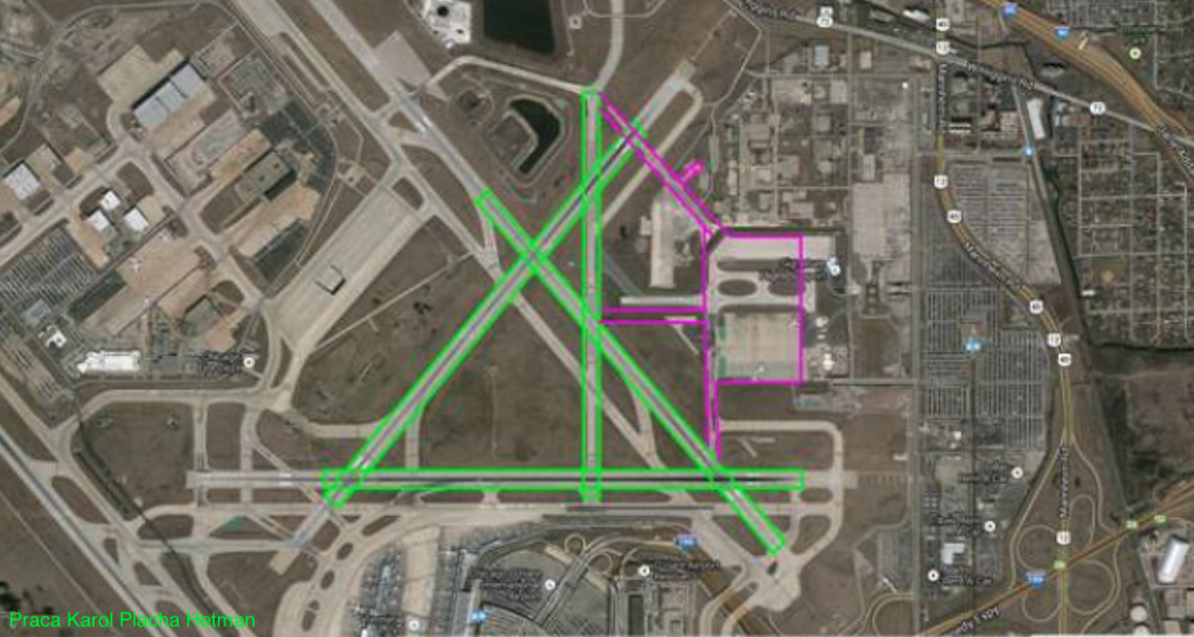 Chicago-O'Hare Airport. 2013 year. Work by Karol Placha Hetman