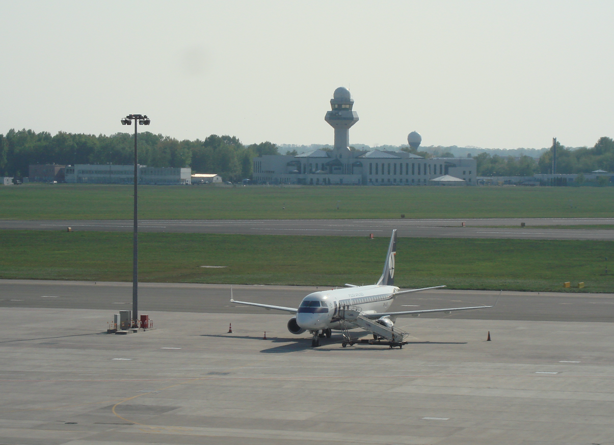 Airport Okęcie. 2009 year. Photo by Karol Placha Hetman