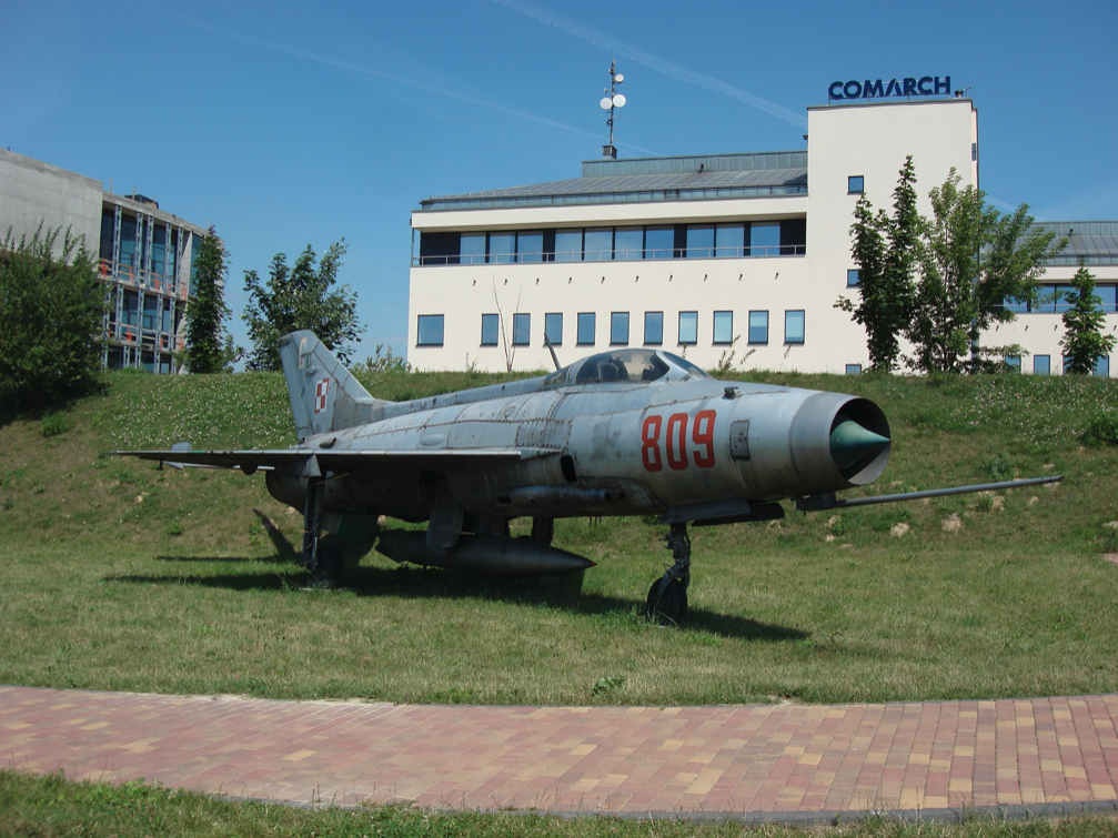 MiG-21 F-13 nb 809. Czyżyny 2007 rok. Zdjęcie Karol Placha Hetman