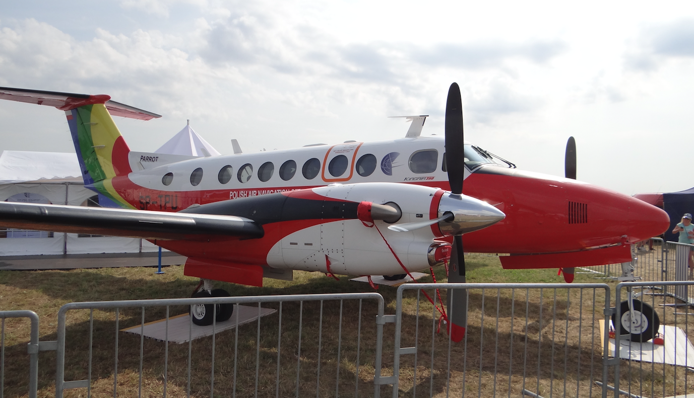 Beechcraft King Air 350 SP-TPU. 2017 year. Photo by Karol Placha Hetman