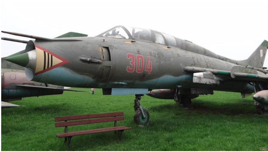 Su-22 UM3K nb 304 Muzeum Lotnictwa Polskiego Czyżyny 2013 rok. Zdjęcie Karol Placha Hetman