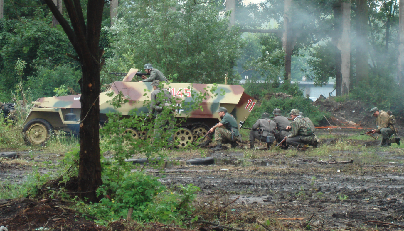 Reconstruction groups. 2009 year. Photo by Karol Placha Hetman