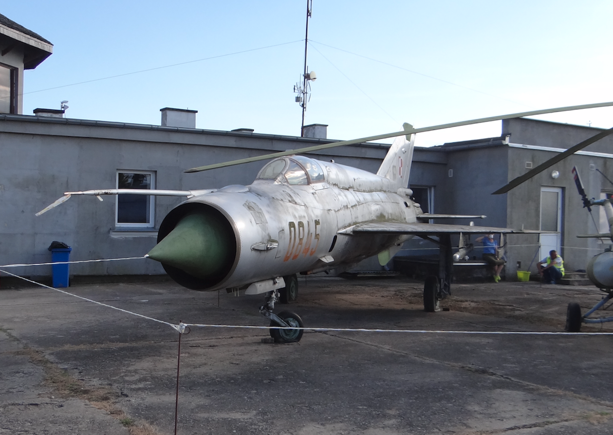 MiG-21 bis nb 0845 używany w Zegrzu Pomorskim. 2018 rok. Zdjęcie Karol Placha Hetman
