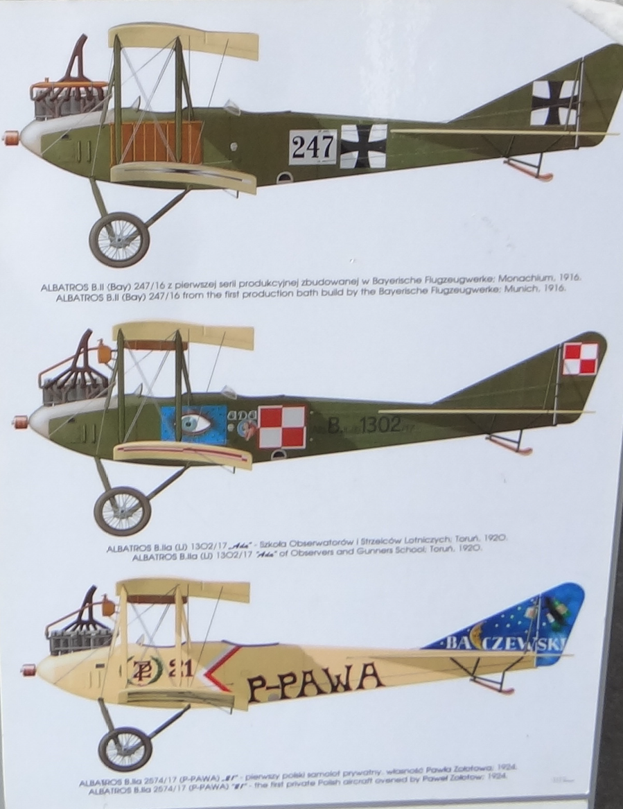 Albatros B.II w Muzeum Lotnictwa Polskiego - Czyżyny 2018 rok. Zdjęcie Karol Placha Hetman