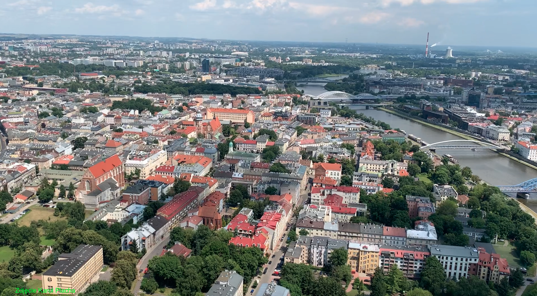 Kraków. Balon widokowy. 2023 rok. Zdjęcie Karol Placha Hetman
