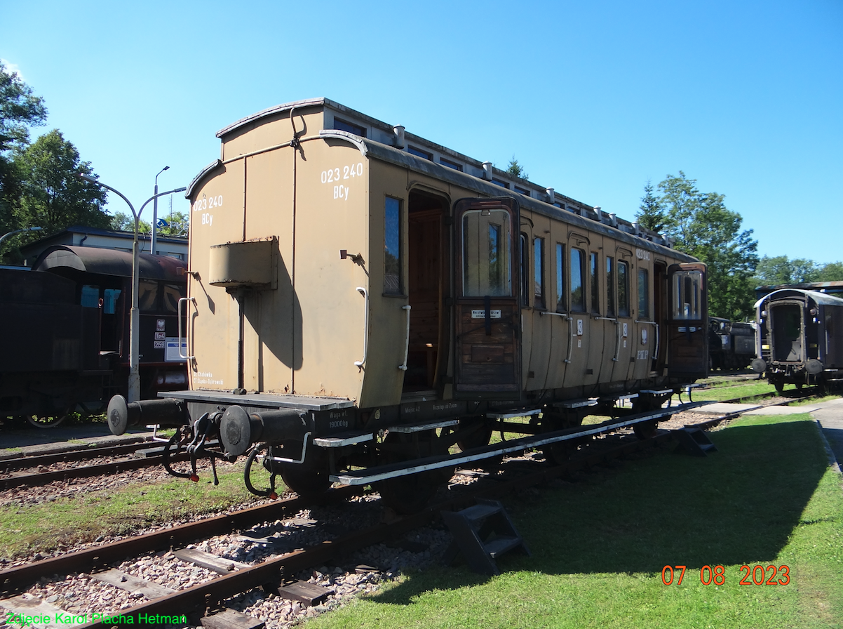 Wagon osobowy BCy 023 240. 2023 rok. Zdjęcie Karol Placha Hetman