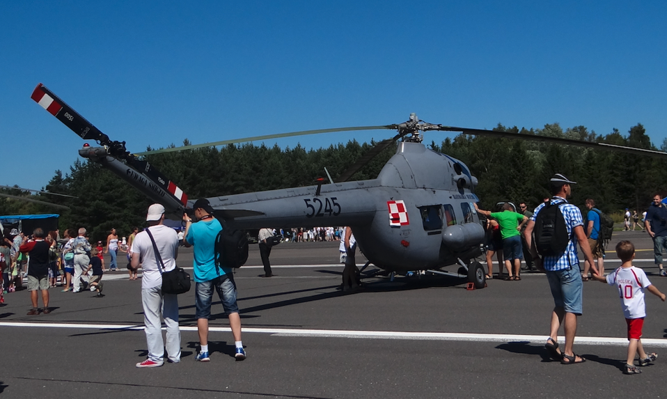 PZL Mi-2 nb 5245 of the Polish Navy. 2014 year. Photo by Karol Placha Hetman