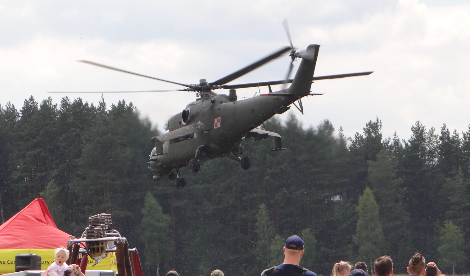 Mil Mi-24 nb 736. Nowy Targ 2018 rok. Zdjęcie Karol Placha Hetman