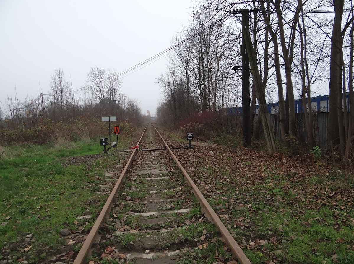 Railway track towards Krakow. 2014 year. Photo by Karol Placha Hetman