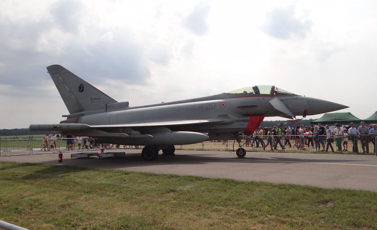 Eurofighter Typhoon nb 4-20. Włochy. 2017 rok. Zdjęcie Karol Placha Hetman