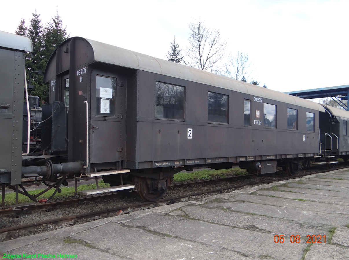 Passenger car type Bi, No. 09 205. 2021 year. Photo by Karol Placha Hetman