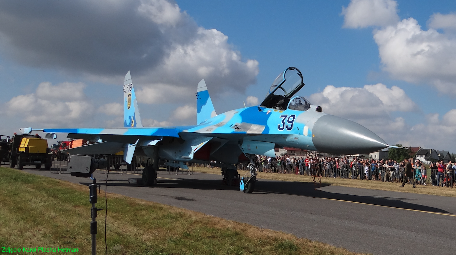Su-27 nb 39 Ukraina. 2011 rok. Zdjęcie Karol Placha Hetman
