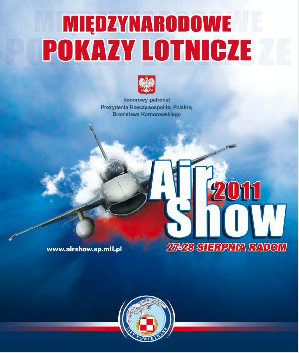 Oficjalny plakat Air Show Radom 2011 rok