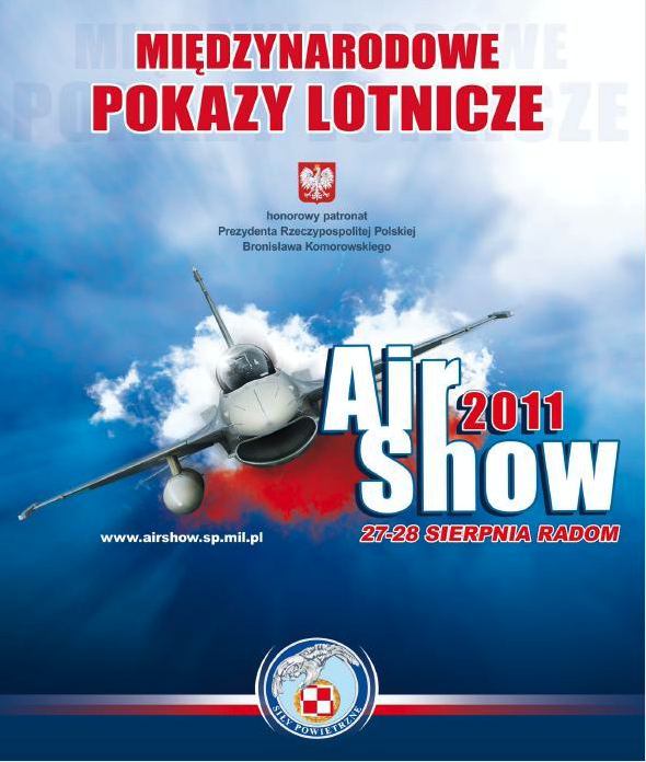 Official poster of Air Show Radom 2011