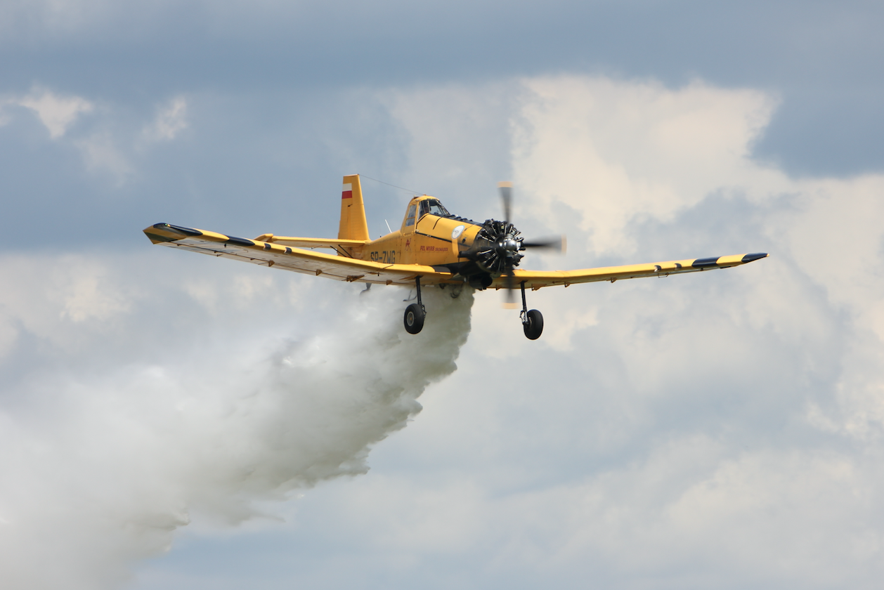 PZL Mielec M-18 Dromader SP-ZWG. 2017 rok. Zdjęcie Waldemar Kiebzak